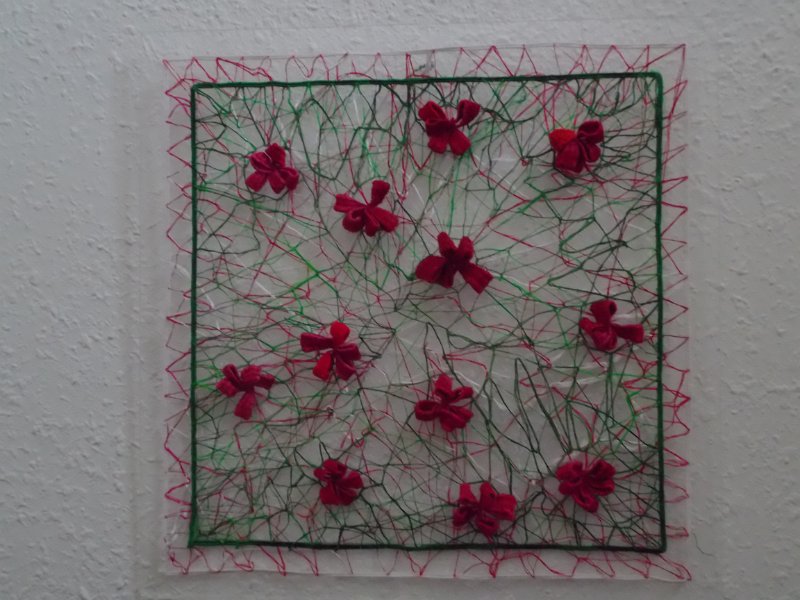 fleurs de lin rouge